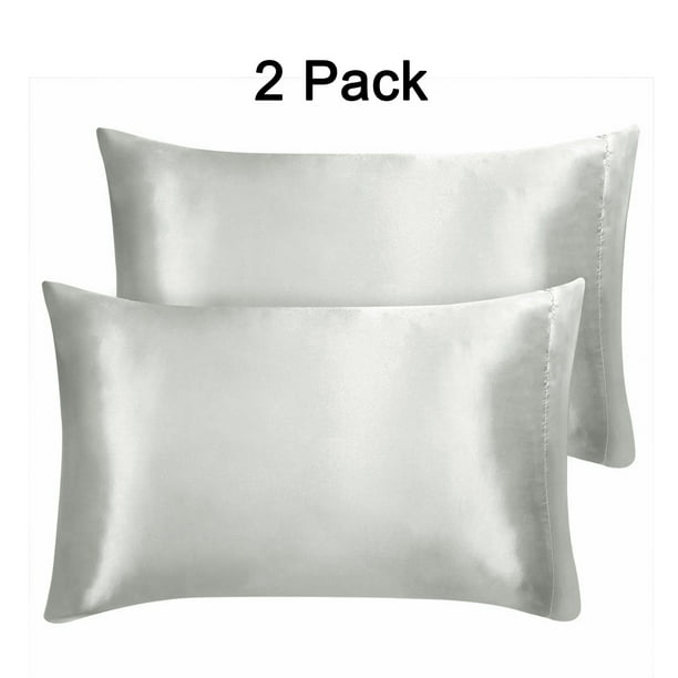 Details about   Silky Satin Pillowcase for Hair Pillow Shams Housewife King Queen Standard 2 Pcs 
